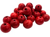 Korale drewniane 25mm NATURALNE hurt 1kg koraliki lakierowane z dużą dziurką paciorki makrama hurtownia korali Warszawa
