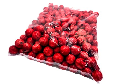 Korale drewniane 25mm NATURALNE 100g koraliki lakierowane z dużą dziurką paciorki makrama hurtownia korali Warszawa