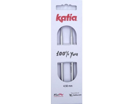 Druty 4,5mm aluminiowe wymienne KnitPro by Katia idealne wygodne w podróży sklep z włóczkami i akcesoriami Kati Warszawa