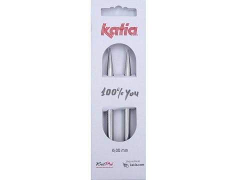 Druty 6mm aluminiowe wymienne KnitPro by Katia idealne wygodne w podróży sklep z włóczkami i akcesoriami Kati Warszawa