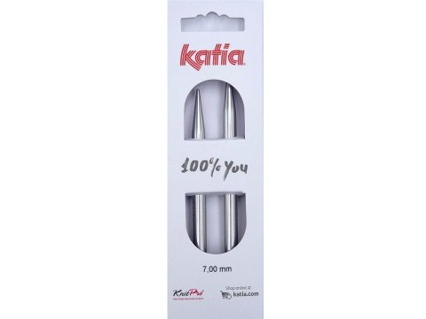 Druty 7mm aluminiowe wymienne KnitPro by Katia idealne wygodne w podróży sklep z włóczkami i akcesoriami Kati Warszawa
