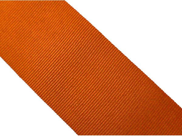 Ryps 50mm 433 Pomarańczowy ciemny taśma tasiemka wstążka rypsowa 25m francuska tasiemki rypsowe w najlepszej jakości
