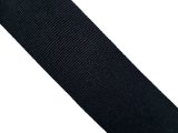Ryps 38mm 233 Czarny Sadza taśma tasiemka wstążka rypsowa 1m francuska tasiemki rypsowe w najlepszej jakości hurtownia rypsów