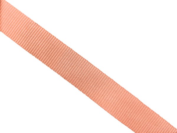 Ryps 15mm 303 Łososiowy 1m francuska taśma tasiemka wstążka rypsowa francuskie tasiemki rypsowe hurtownia wstążek