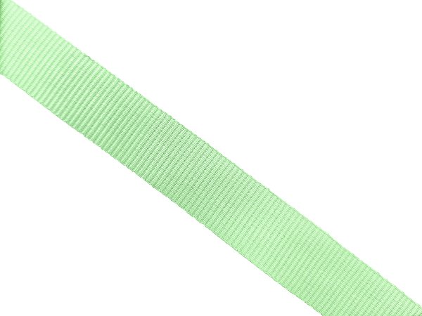 Ryps 15mm 227 Zielony Jasny 1m francuska taśma tasiemka wstążka rypsowa francuskie tasiemki rypsowe hurtownia wstążek