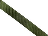 Ryps 15mm 299 Oliwka Ciemna 1m francuska taśma tasiemka wstążka rypsowa francuskie tasiemki rypsowe pasmanteria