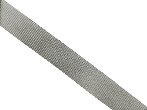 Ryps 15mm 435 Szary Mysi 1m francuska taśma tasiemka wstążka rypsowa francuskie tasiemki rypsowe pasmanteria