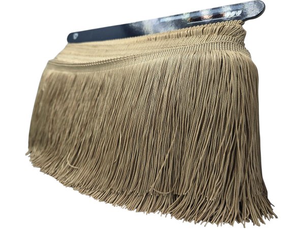 Frędzle taneczne 15cm 83 BEŻ SŁOMKA cięte na metry cena za 1m acetatowe długie na taśmie największy sklep GOLD-POL Warszawa