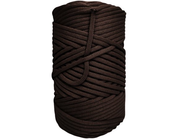 Sznurek 3mm 110m 240 BRĄZ MOCCA płaski 100% poliestrowy na torebki sklep hurtownia ze sznurkami Warszawa