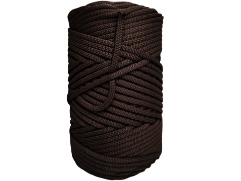 Sznurek 3mm 110m 240 BRĄZ MOCCA płaski 100% poliestrowy na torebki sklep hurtownia ze sznurkami Warszawa