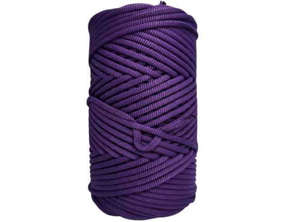 Sznurek 3mm 110m 640 FIOLET CIEMNY płaski 100% poliestrowy na torebki sklep hurtownia ze sznurkami Warszawa