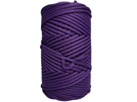 Sznurek 3mm 110m 640 FIOLET CIEMNY płaski 100% poliestrowy na torebki sklep hurtownia ze sznurkami Warszawa