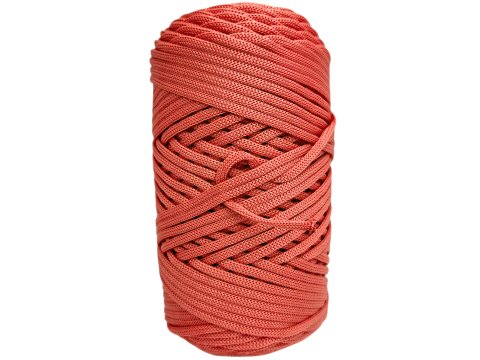 Sznurek 3mm 110m 340 PEACH BRZOSKWINIOWY płaski 100% poliestrowy na torebki sklep hurtownia ze sznurkami Warszawa