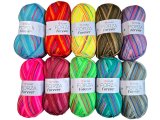 FORZA FOREVER 2711 MIX AQUA YarnArt 100g 420m melanż ombre włóczka skarpetkowa na ciepłe skarpety sklep GOLDPOL