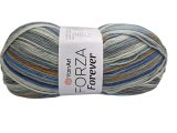 FORZA FOREVER 2713 MIX SZAROŚCI YarnArt 100g 420m melanż ombre włóczka skarpetkowa na ciepłe skarpety sklep GOLDPOL