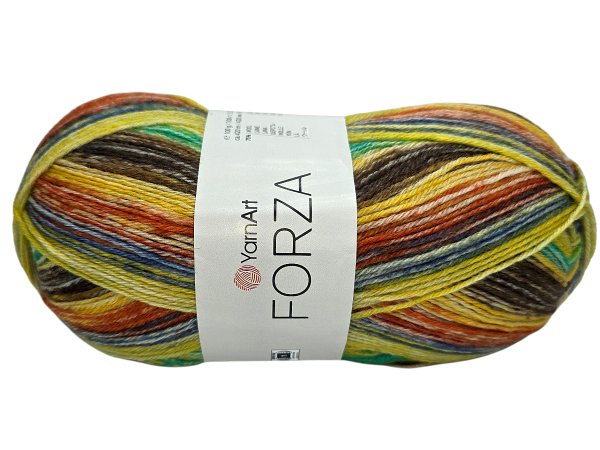 FORZA 2609 MIX ENERGIA arnArt 100g 420m melanż ombre włóczka skarpetkowa na ciepłe skarpety sklep GOLDPOL