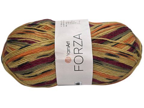 FORZA 2509 MIX HONEY arnArt 100g 420m melanż ombre włóczka skarpetkowa na ciepłe skarpety sklep GOLDPOL