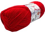 BABY ONE włóczka K150 CZERWONY INTENSYWNY Kartopu 100g 250m anty pilling akryl włóczki dla dzieci tanie sklep Warszawa