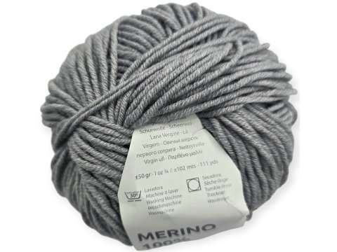 MERINO 100% 504 SZARY CIEMNY włóczka Katia 50g 102m 100% wełna z merynosa hurtownia włóczek Goldpol Warszawa