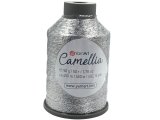 CAMELLIA NEW 411 SREBRNY SILVER 50g 450m kordonek metalizowany YarnArt hurtownia kordonków Warszawa