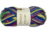 BULKY LIGHT 53 MIX TĘCZA marki Rosarios4 100g 60m 100% wełna owcza czesankowa hurtownia włóczek najniższe