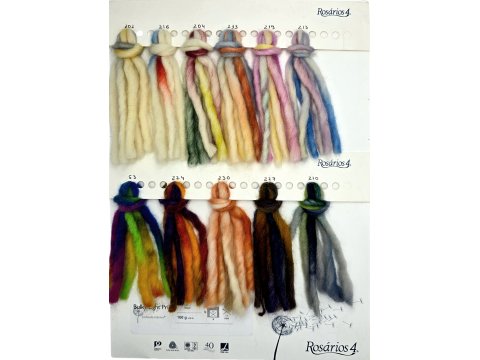 BULKY LIGHT 224 MIX ORANGE RED YELLOW PURPLE marki Rosarios4 100g 60m 100% wełna owcza czesankowa hurtownia włóczek najniższe