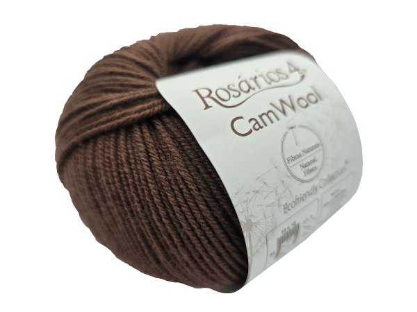 CAMWOOL 05 BRĄZ CZEKOLADA 50g 165m Rosarios4 100% wełna merino i wielbłądzia sklep z włóczkami GOLD-POL Warszawa