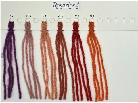 LAQUE 19 BORDO CIEMNY CZERWONY 50g 200m Rosarios4 100% wełna merino i z jaka sklep z włóczkami w Warszawie