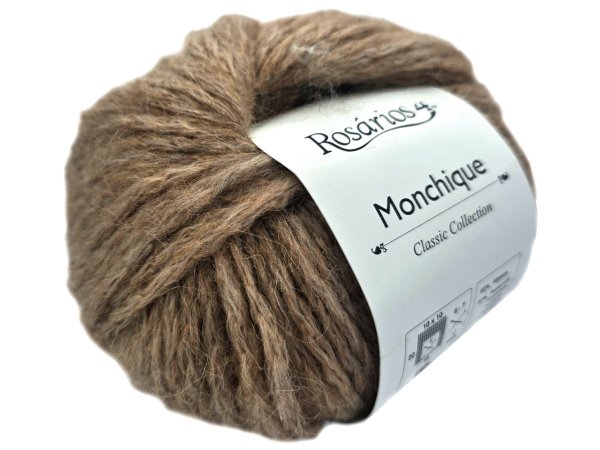 MONCHIQUE 07 BEŻ CIEPŁY ZGASZONY MELANGE 50g 140m Rosarios4 mix alpaki hurtownia z włóczkami w Warszawie