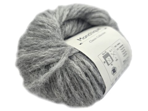 MONCHIQUE 02 SZARY JASNY MELANGE  50g 140m Rosarios4 mix alpaki hurtownia z włóczkami w Warszawie