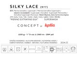 SILKY LACE 192 BRĄZ GORZKA CZEKOLADA włóczka Concept by Katia 50g 260m wełna merynos z jedwabiem sklep z włóczkami Katii