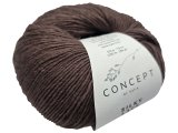 SILKY LACE 192 BRĄZ GORZKA CZEKOLADA włóczka Concept by Katia 50g 260m wełna merynos z jedwabiem sklep z włóczkami Katii