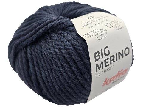 Big Merino 14 GRANAT SPŁOWIAŁY 100g 80m włóczka Katia puszysta gruba wełna merino extrafine na czapki swetry sklep GOLD-POL