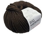 Big Merino 7 BRĄZ GORZKA CZEKOLADA 100g 80m włóczka Katia puszysta gruba wełna merino extrafine na czapki swetry sklep GOLD-POL