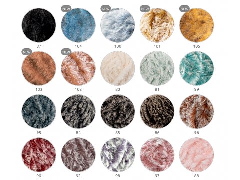 POLAR 118 SZARY ANGIELSKI włóczka KATIA 100g 60m jak futerko futro szenila sierść królika sklep z wełną GOLD-POL