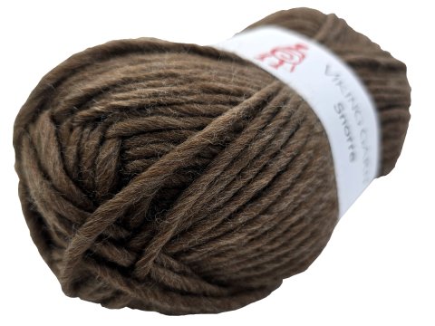 SNORRE włóczka 208 BRĄZ MELANGE Viking Garn 100g 100m 100% wełna czesankowa HIGHLAND z Peru na sweter genser