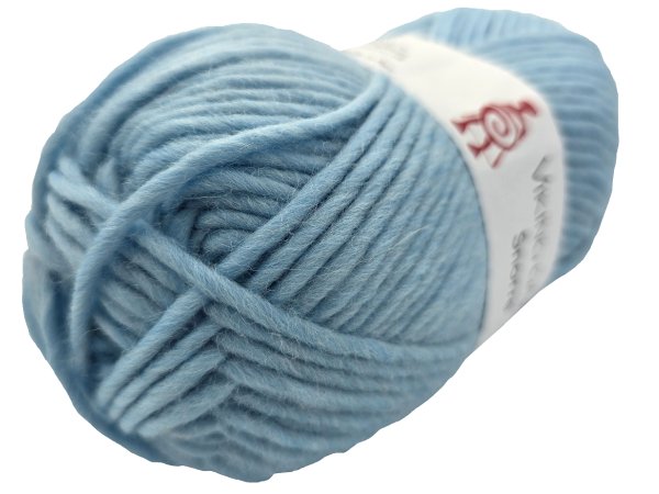 SNORRE włóczka 220 BŁĘKIT MELANGE Viking Garn 100g 100m 100% wełna czesankowa HIGHLAND z Peru na sweter genser