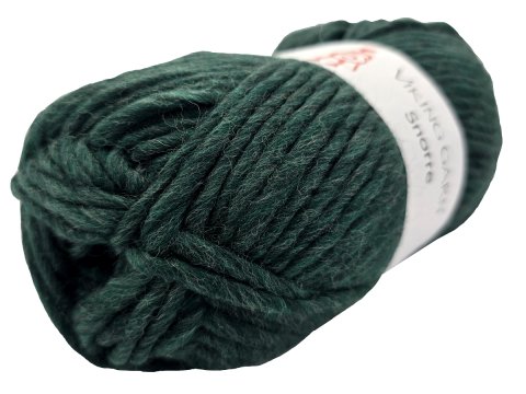 SNORRE włóczka 234 CIEMNY ZIELONY MELANGE BUTELKA Viking Garn 100g 100m 100% wełna czesankowa HIGHLAND z Peru na sweter genser
