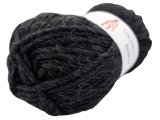 SNORRE włóczka 217 CZARNY GRAFIT MELANGE Viking Garn 100g 100m 100% wełna czesankowa HIGHLAND z Peru na sweter genser
