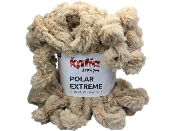 Polar Extreme 205 CIEPŁY BEŻ 300g 30m włóczka sztuczny króliczek futerko na Teddy bag sklep z włóczkami Gold-Pol