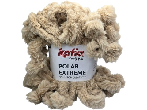 Polar Extreme 205 CIEPŁY BEŻ 300g 30m włóczka sztuczny króliczek futerko na Teddy bag sklep z włóczkami Gold-Pol