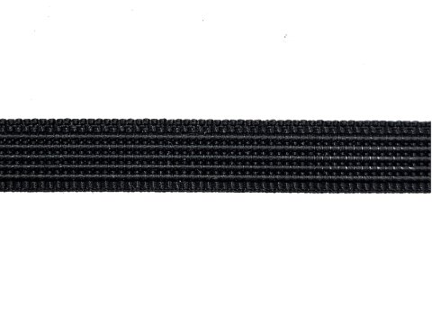 Fiszbina 8mm HARD gorsetowa CZARNA cena za 1m żyłkowa w oplocie tkana krawiecka do tunelu sklep GOLD-POL