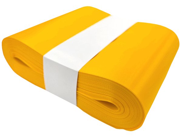 15cm 50m HURT ŻÓŁTA wstążka satynowa szeroka na kokardy wstęgi miękka ale sztywna hurtownia wstążek Warszawa