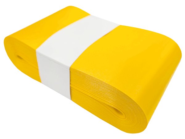 10cm 50m HURT ŻÓŁTA YELLOW wstążka satynowa szeroka na kokardy wstęgi miękka ale sztywna hurtownia wstążek Warszawa
