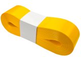 4cm 50m ŻÓŁTY YELLOW wstążka satynowa szeroka na kokardy kokardki wstęgi hurtownia wstążęk Warszawa