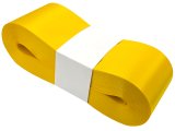 6cm 50m ŻÓŁTA YELLOW wstążka satynowa szeroka na kokardy kokardki wstęgi hurtownia wstążek Warszawa tanie wstążki