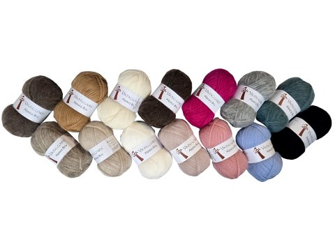 ALPACA BRIS włóczka 308 CIEMNY BRĄZ Viking Garn 50g 150m mix wełny baby alpaka i merino mega wydajna GOLD-POL Warszawa