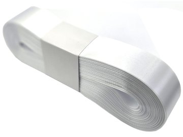3cm 50m BIAŁA WHITE wstążka...