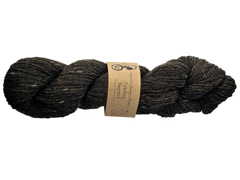 ANDES TWEED włóczka 208 CIEMNY BRĄZ  Viking Garn 50g 100m mix wełny alpaka i merino hurtownia włóczek GOLD-POL Warszawa