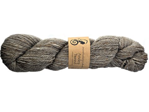 ANDES TWEED włóczka 207 MIX SZARY BEŻ Viking Garn 50g 100m mix wełny alpaka i merino hurtownia włóczek GOLD-POL Warszawa